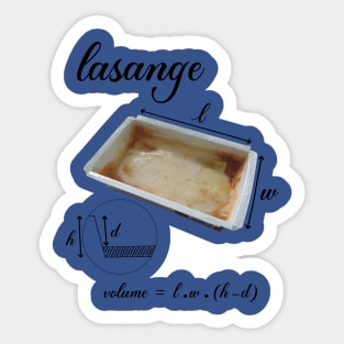 Lasange And Math - Meme | Funny Math Sticker